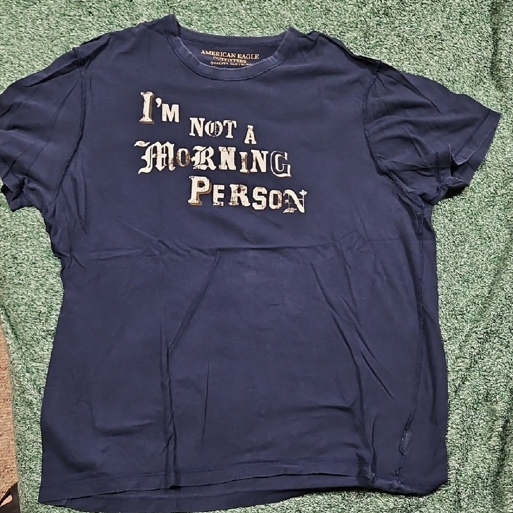 American Eagle Outfitters Dark Gray Tee